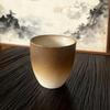 Tetera con Asa para Preparación en Estufa, Tetera Martillada Color Crema Estilo Japonés Juego de Té para Uso en Exteriores y en el Hogar, Adecuada para Calentar Té sobre Llama Abierta