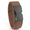 Cinturón Tejido con Hebilla para Hombre Estilo Tiktok, Transpirable, Elástico, Cinturón Táctico Ajustable, Cinturón de Cuero Casual