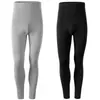 Leggings de Algodón para Hombre de Cintura Alta, Delgados, Tallas Grandes, Hilo 150kg, Pantalón Interior de Una Pieza para Cintura Ajustada de Primavera y Otoño