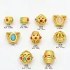 Accesorios de Moda Estilo Chino Conservación del Color Chapados en Oro, Pulsera DIY Artesanía Tradicional de Oro Nepalí, Pulsera de Hilo, Cuentas Espaciadoras, Cuentas Sueltas, Accesorios