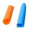 Pelador de Ajo de Silicona Pelado Manual Prensa de Ajo Pelador Puntiagudo Fondo Sellado Fondo Denso Dispositivo para Frotar Ajo Gadget de Cocina
