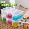 Puesto de Hielo Raspado Herramienta Juego Completo de Caja de Ingredientes Exhibidor de Puesto Comercial Caja Pequeña de Ingredientes Cuchara para Fruta Caja Sellada