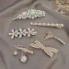 Pinzas para el Cabello de Moda para Mujer 2025 Nuevas Pinzas de Perlas Accesorios para el Cabello Pinzas para Flequillo Pasadores Adornos para el Cabello Pinzas