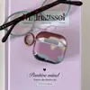 Capa Protetora Artística Colorida Borrada para Fones de Ouvido AirPods 4ª Geração Adequada para Compartimento de Carga AirPods 3ª Geração Pro2