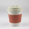 Caneca de Café de Silicone com Tampa de 12Oz/350ml com Manga Térmica, Copo de Água Plástico Portátil Selado, Atacado de Fabricante de Copos
