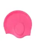 Gorro de Natación de Silicona Protector de Orejas para Hombres y Mujeres, Gorro de Natación Grande Impermeable para Adultos que No Aprieta, Gorro de Natación Personalizado Directo de Fábrica