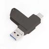 Pen Drive USB para Celular Quatro em Um, Pen Drive USB Rotativo, Pen Drive USB de Metal com Logo Gravado de 1TB, Pen Drive USB de Grande Capacidade de 2TB para Atacado Transfronteiriço