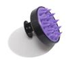 Massagem redonda elegante limpeza do couro cabeludo refrescante raiz do cabelo Banho Shampoo pente silicone pente galvanoplastia pente cabelo