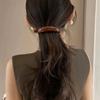 2024 Nuevo estilo, simple y elegante, coleta alta con hebilla y clip en la parte posterior, horquilla para el pelo, tocado con pinza banana, pinza horizontal superior para mujer