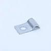 Acero al Carbono Zincado Blanco Abrazadera de Fijación para Tubería de Acero para Tubería de Aceite de Un Lado con Un Agujero Abrazadera de Tubería Engrosada Tubería de Aceite de Lubricación 4 mm 6 8 10 12