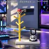 Prateleira de armazenamento em formato de árvore Super Mario, máscara de raposa, suporte para controle de videogame, organizador de mesa para jogos, peça decorativa moderna