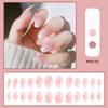 Uñas Postizas de Cuadros de Celebridad de Internet Francesas Usables Parches de Uñas Removibles Europeos y Americanos Calcomanías Removibles para Arte de Uñas Uñas Postizas