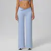 Pantalones de yoga acampanados con costura de retazos de colores contrastantes, pierna cruzada, cintura alta, levantamiento de glúteos, tacto nude, pantalones deportivos de fitness para mujer, ropa exterior, pantalones de yoga