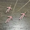 Pendientes Sencillos Nuevos Transfronterizos, Pendientes de Gancho con Diseño de Lazo Rojo, Lujo Accesible y Pendientes de Gama Alta al por Mayor