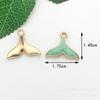 Acessórios de Joia Série Verde Transfronteiriça Desenho Animado Dinossaurinho Artesanal DIY Joias em Estoque Acessórios de Joia DIY com Gotejamento de Óleo