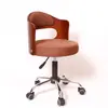 Silla de Computadora Compacta de Madera Maciza, Silla de Escritorio Sencilla, Silla Ajustable para Estudiantes, Silla Pequeña para Estudio en Casa con Respaldo, Silla de Oficina Giratoria