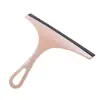 Raspador de vidrio para el hogar para limpieza de ventanas de doble cara, limpiaparabrisas de espejo de baño, limpiador de ventanas de doble cara para inodoro y baño