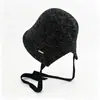 Sombrero de pescador de punto de mezcla de lana para mujer, nuevo estilo coreano de otoño e invierno, versátil, sombrero tipo cubo de lana que adelgaza la cara, sombrero de moda para ir al trabajo