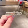 Pinza de Pico de Pato con Lazo de Pedrería de Diseño Nicho Estilo Coreano 2024 Nuevo Pasador Elegante de Gama Alta de Una Palabra Verano
