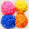 Venta Directa de Fábrica Peluca Afro Payaso Colorida Accesorios para Disfraz de Mascarada Cabello de Abanico Estilo Peculiar