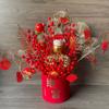 Set de Decoración de Cubo de Bendición de Año Nuevo, Hortensia de Fruta de la Fortuna, Decoración de Cubo de Bendición para Sala de Estar Regalo, Esencial para Venta al por Mayor