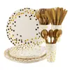 Conjunto de Suprimentos para Festa Copos de Plástico Pratos de Plástico Conjunto de Talheres (Faca, Garfo, Colher) Decorações Temáticas para Festa de Aniversário