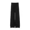 Pantalones Casuales de Lino Tencel para Hombre, Estilo Vintage Trendy, Color Sólido Simple, Caída Suave, de Largo Completo, Pantalones Anchos Holgados con Cierre de Botón