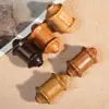 Colgante de Rueda de Oración Tallada de Sándalo Accesorios para Manualidades Pequeñas Artesanías de Madera Partes de Colgante para Pulsera de Cuentas de Oración Budistas