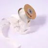 Cinta de Chifón Estampada Bronceada Unilateral Lazo DIY Ropa Han Blusa Falda Cortina Tela de Nieve