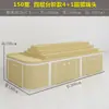 Prateleira Trapezoidal Estilo Degrau para Loja de Frutas Supermercado de Frutas e Legumes Gabinete Central de Ilha Multicamadas Suporte de Exposição Empilhável Estilo Degrau
