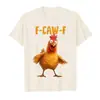 Camisetas divertidas para adultos con meme de gallo F-Caw-F Chicken Humor Adulto para