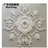 Panel de luz floral rococó intrincado GRG para villa unifamiliar con sala de estar de concepto abierto, relieve de techo lujoso hecho a medida