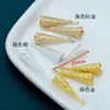 Accesorios Hechos a Mano DIY Pieza de Flor Hoja de Sauce Larga Forma de Colgante para Cabello Largo Campana Colgante Material Pasos Agitar Pasador Estilo Antiguo