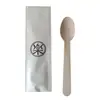Vajilla de Madera Cuchillo de Madera Tenedor de Madera Cuchara de Madera Cuchara para Pastel y Postre Paquete de 100 Cuchillos Tenedores Cucharas de Madera Desechables