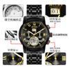 Reloj AIYISHI AIYISHI 8106 para hombre, de negocios, mecánico automático, resistente al agua, Tourbillon hueco, reloj de pulsera para hombre
