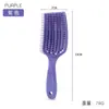 Amazon Venta Caliente Transfronteriza Nuevo Peine de Masaje Esponjoso Hueco Superior Craneal Nuevo Peine Portátil Grande Curvado de Rebote Estilo Pop
