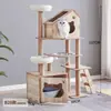 Post de Rascado para Gatos de MDF Douyin Xiaohongshu, Rascador para Gatos de Sisal Transfronterizo, Cama para Gatos con Descuento, Estructura de Escalada Grande para Gatos