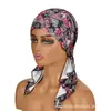 Chapéu de Trança Longa Estampado da Amazon Cruzamento de Fronteiras Chapéu Colorido Baotou Fino de Verão Europeu e Americano Chapéu de Pirata para Adultos Chapéu Turbante