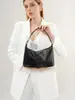 Bolso bandolera de piel de vaca, nuevo estilo navideño, bolso tejido de cuero genuino para mujer, bolso de hombro y axila de alta gama de gran capacidad