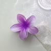 Horquilla con forma de huevo perlado para mujer, accesorio para el pelo con forma de flor, con forma de huevo perlado, con forma de flor, de cristal y arena, con forma de tiburón en la parte trasera.