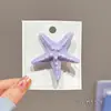 Vacaciones en la Isla~ Pinza para el Cabello Colorida de Estrella de Mar con un Aspecto Dulce y Juvenil, Pinza para el Cabello de Estrella de Mar de Material de Concha