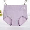 Ropa interior de algodón para mujer antibacteriana en la entrepierna, Ropa interior de algodón puro de cintura alta para mujer, Ropa interior de cintura alta con control de abdomen posparto, Venta al por mayor desde el fabricante