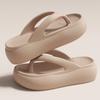 Chanclas de Verano para Mujer que Aumentan la Altura, Inspiradas en Celebridades, Adecuadas para Interiores y Exteriores, Modernas Sandalias de Tira Gruesa Antideslizantes, Versátiles para la Playa