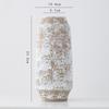 Vaso Cerâmico Shumen Estilo Retro Wabi-Sabi Luxo Leve High-End Flores Hidropônicas Arranjo de Flores para Sala de Estar Enfeites Decorativos