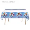 Mantel de Dibujos Animados Anime en Stock Transfronterizo 108*180cm Decoración de Fiesta de Cumpleaños Temática Atrezzo Desechable para Montaje