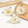 Simulación Cabeza de flor de peonía Mori de 6 cm material para corona de guirnalda DIY ramillete Hanfu tocado antiguo hecho a mano accesorios para el cabello