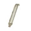 Chasis de computadora posición PCI deflector trasero tarjeta gráfica orificio de disipación de calor deflector deflector metálico a prueba de polvo universal de altura media altura completa