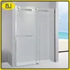 Mampara de Ducha de Una Sola Línea Extremadamente Estrecha Vidrio de Separación Seco y Húmedo Baño Puerta Deslizante de Baño Pantalla de Baño