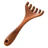 Pente massageador de cabeça com seis garras, pente de meridianos, terapia capilar com massageador de couro cabeludo, pente de couro cabeludo para cuidados com a saúde, garra massageadora para relaxamento de corpo inteiro