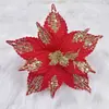 Arreglos Florales Navideños Personalizados, Decoraciones Navideñas Personalizadas, Arreglos Florales, Adornos Florales Decorativos, Lentejuelas Doradas con Brillo, Flores de Terciopelo, Flores Navideñas